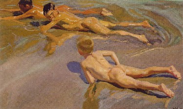 Children on the Beach by Joaquin Sorolla